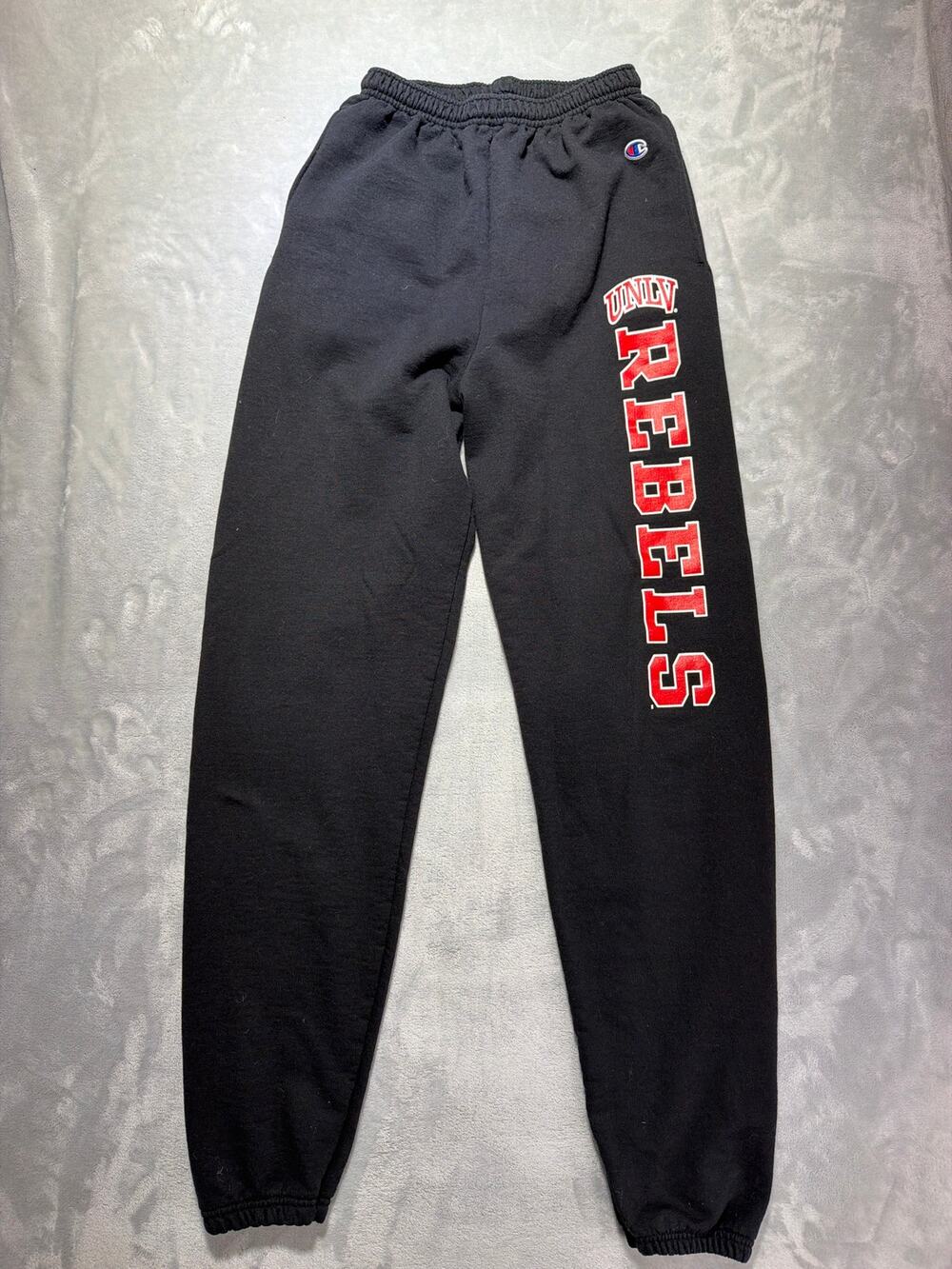 Champion UNLV Rebels Gray Jogger Sweatpants C Logo Graphic Fleece Pants